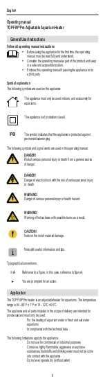 Preview for 6 page of TOP FIN 5310051 Operating Manual