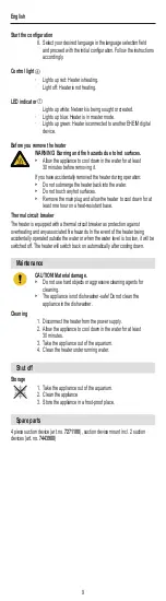 Preview for 9 page of TOP FIN 5310051 Operating Manual