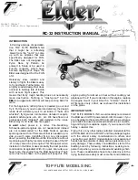 Предварительный просмотр 1 страницы Top Flite Elder RC-32 Instruction Manual