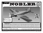 Top Flite Gold Edition Nobler Manual предпросмотр