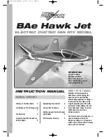 Предварительный просмотр 2 страницы Top Gun Park Flite Bae Hawk Jet Instruction Manual