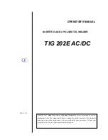 Предварительный просмотр 1 страницы Top Gun TIG 202E AC/DC Operator'S Manual