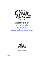 Preview for 12 page of Top Innovations CleanFast CF-952 Instructions Manual