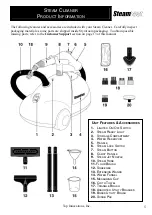 Предварительный просмотр 5 страницы Top Innovations SteamFast SF-275 Quick Start Manual