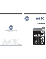 Preview for 1 page of Top pro music gear MX.6FX User Manual