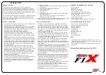 TOP racing Rebel F1X Assembly Instructions/Instructions For Use preview