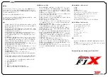 Предварительный просмотр 2 страницы TOP racing Rebel F1X Assembly Instructions/Instructions For Use