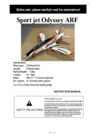 Top RC Model Sport Jet Odyssey Instruction Manual предпросмотр