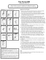 Preview for 2 page of Top shelf Orthopedics ProtectOR Instructions For Use