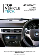 Preview for 1 page of TOP VEHICLE TECH GR3BMW17 Installation Manual