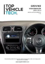 TOP VEHICLE TECH GR3VW2 Installation Manual предпросмотр