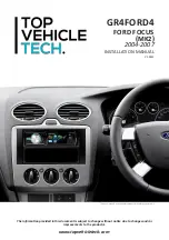 Preview for 1 page of TOP VEHICLE TECH GR4FORD4 Installation Manual