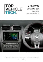 TOP VEHICLE TECH GRKVW02 Installation Manual preview