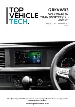 TOP VEHICLE TECH GRKVW03 Installation Manual preview