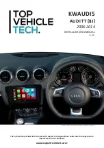 Preview for 1 page of TOP VEHICLE TECH KWAUDI5 Installation Manual