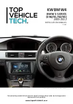 Предварительный просмотр 1 страницы TOP VEHICLE TECH KWBMW4 Installation Manual