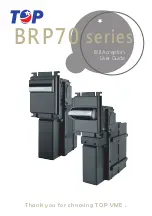 Top BRP70 Series User Manual preview