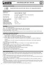 Preview for 4 page of Toparc COB LED 060869 Translation Of The Original Instructions