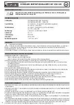 Preview for 6 page of Toparc COB LED 060869 Translation Of The Original Instructions