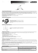 Предварительный просмотр 9 страницы Toparc ERGOTECH LCD Manual