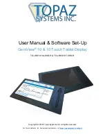 Topaz Systems D-LBK101VA-USB-R User Manual & Software Set-Up предпросмотр