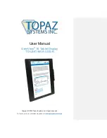 Topaz GemView 16 User Manual предпросмотр