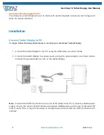 Предварительный просмотр 9 страницы Topaz TD-LBK156VA-USB-R User Manual