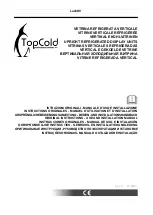 Предварительный просмотр 1 страницы TopCold Lux6DV Use And Installation  Manual