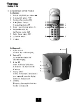 Предварительный просмотр 6 страницы Topcom 575s User Manual