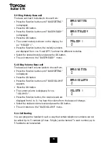 Preview for 16 page of Topcom 575s User Manual