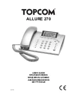 Topcom ALLURE 270 User Manual предпросмотр