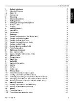 Preview for 3 page of Topcom ALLURE 300 User Manual