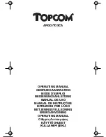 Предварительный просмотр 1 страницы Topcom ARGO Operating Manual