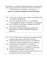 Предварительный просмотр 2 страницы Topcom ATA 1110 User Manual