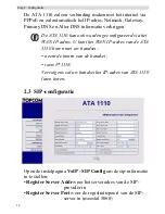 Preview for 14 page of Topcom ATA 1110 User Manual