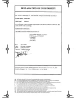 Preview for 2 page of Topcom AXISS 50 Operating Manual