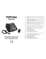 Topcom AXISS 830 User Manual предпросмотр