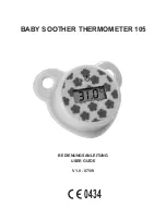 Предварительный просмотр 1 страницы Topcom Baby Soother Thermometer 105 User Manual