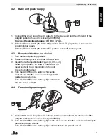 Предварительный просмотр 5 страницы Topcom BABY VIEWER 2500 User Manual