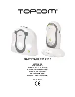 Предварительный просмотр 1 страницы Topcom BABYTALKER 2100 User Manual