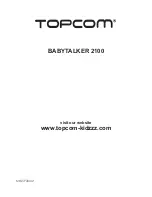 Предварительный просмотр 54 страницы Topcom BABYTALKER 2100 User Manual