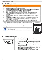 Предварительный просмотр 8 страницы Topcom BD-4601 User Manual