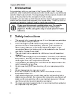 Preview for 4 page of Topcom BPM ARM 1900f User Manual