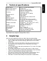 Preview for 5 page of Topcom BPM ARM 1900f User Manual