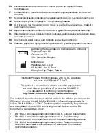 Предварительный просмотр 2 страницы Topcom BPM ARM 3301 (Spanish) Manual De Usuario