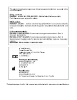 Preview for 2 page of Topcom BPM ARM 5500 XLD User Manual