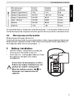 Preview for 5 page of Topcom BPM ARM 5500 XLD User Manual