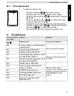 Preview for 11 page of Topcom BPM ARM 5500 XLD User Manual