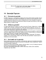 Предварительный просмотр 75 страницы Topcom BPM ARM 6331 (Spanish) Manual De Usuario