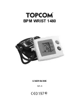 Topcom BPM Wrist 1480 User Manual предпросмотр